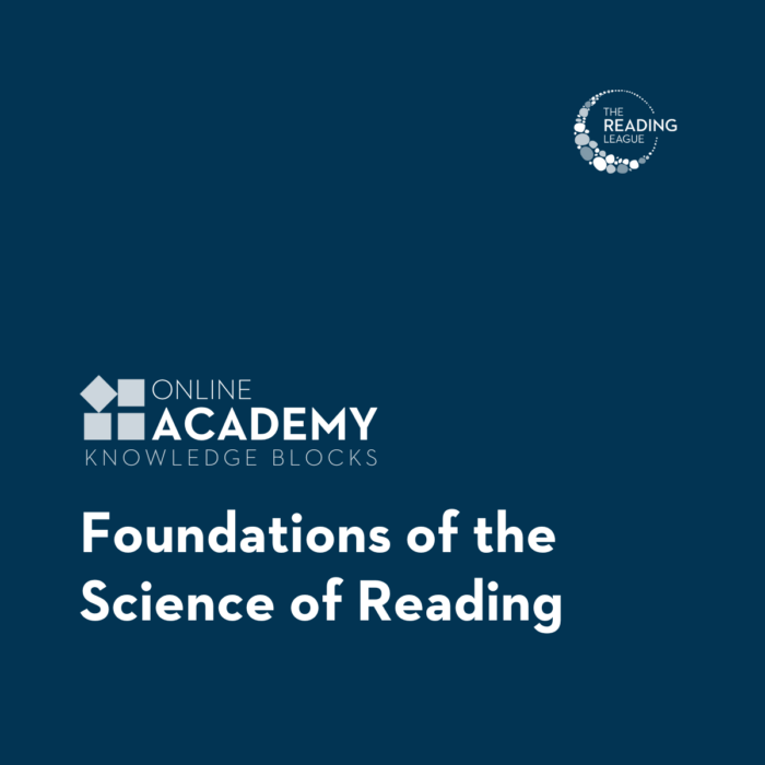 Online Academy - The Reading League