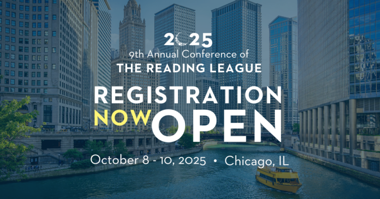 9th Annual Reading League Conference Registration banner