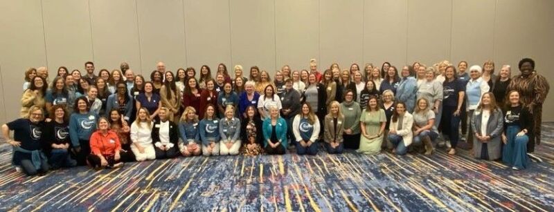 Group photo of chapter members at The Reading League 2024 Annual Conference