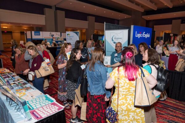 Group of people together in an Exhibit hall