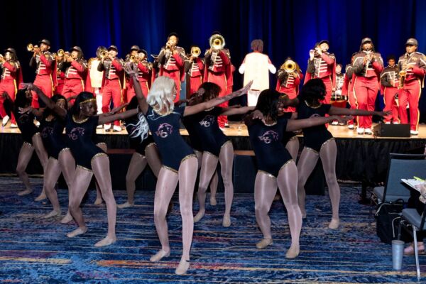 West Charlotte High School’s Marching Lions and Prancing Lionesses